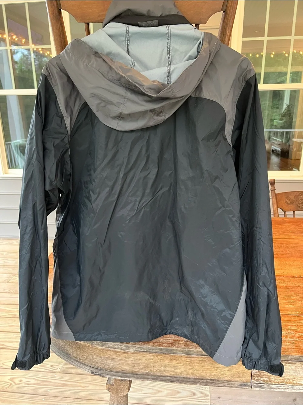 Colombia Jacket Glennaker Lake II Rain Lightweight Windbreaker Black Gray M - Picture 6 of 16